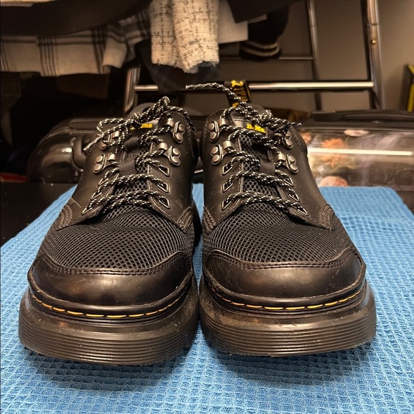 Dr. Martens Black Leather and Mesh Derbys - Picture 3 of 6